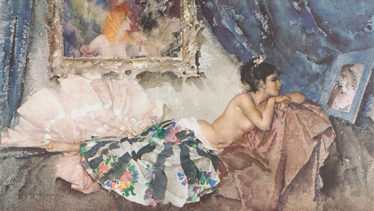WILLIAM RUSSELL FLINT, 'CORISANDE', LIMITED EDITION PRINT 288/850, SIGNED