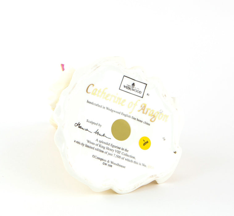 WEDGWOOD 'CATHERINE OF ARAGON' LIMITED EDITION HENRY VIII WIFE FIGURE CW398