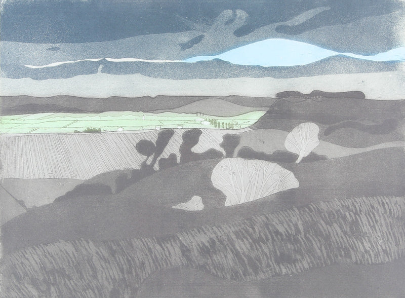 JOHN BRUNSDON 'SHARPENHOE CLAPPERS' LIMITED EDITION ETCHING PRINT 16/100, SIGNED