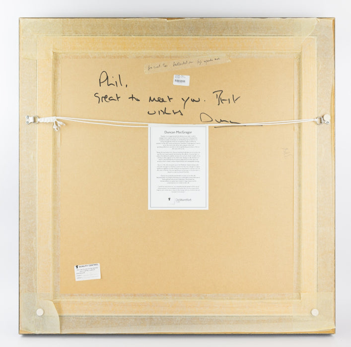 DUNCAN MACGREGOR, 'MIDNIGHT SAILING VI', BOAT YACHT SEASCAPE PAINTING, SIGNED