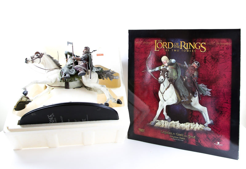 LORD OF THE RINGS - SIDESHOW 'LEGOLAS & GIMLI ON AROD' FIGURE 9345 1263/5000