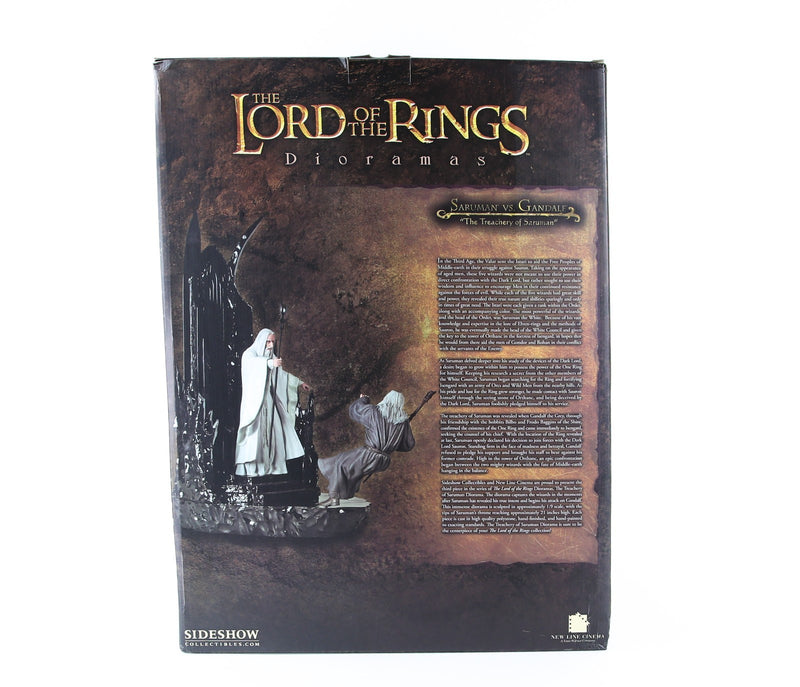 LORD OF THE RINGS - SIDESHOW 'SARUMAN VS GANDALF' MODEL 9714 347/750, BOXED