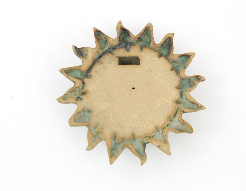 ALASDAIR NEIL MACDONELL - STUDIO ART POTTERY SUN FACE MASK WALL HANGING PLAQUE