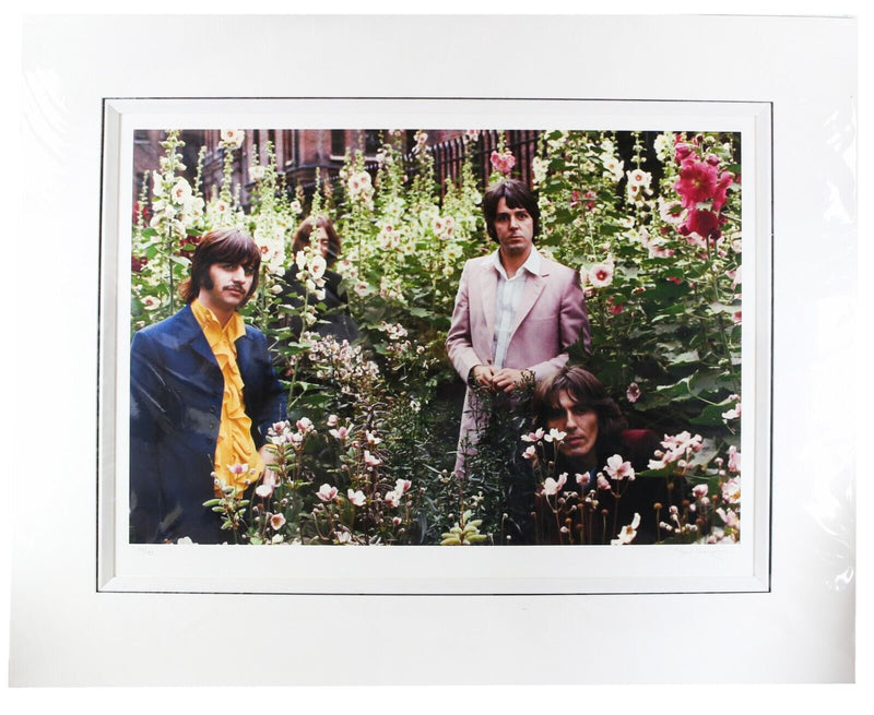 TOM MURRAY, 'FLOWER POWER I', LIMITED EDITION BEATLES PRINT 73/195, SIGNED & COA