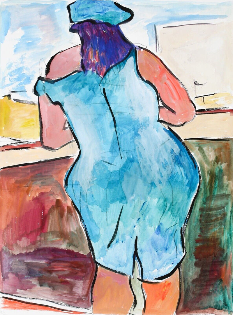 BOB DYLAN, 'WOMAN IN RED LION PUB' LIMITED EDITION DRAWN BLANK SERIES PRINT 2008