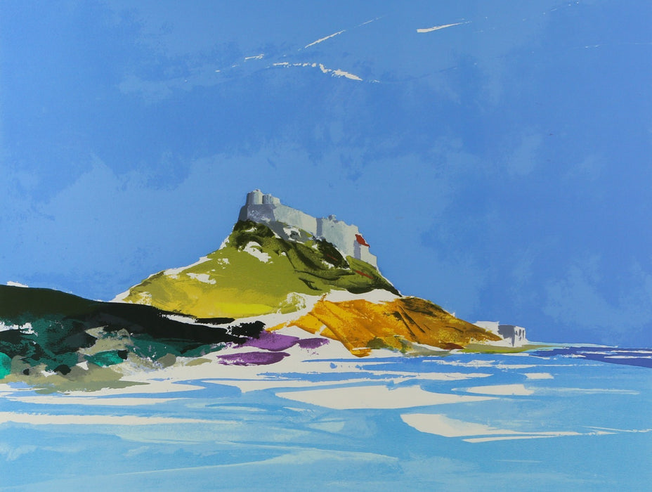 DONALD HAMILTON FRASER 'LINDISFARNE CASTLE' SIGNED LIMITED EDITION PRINT 218/275