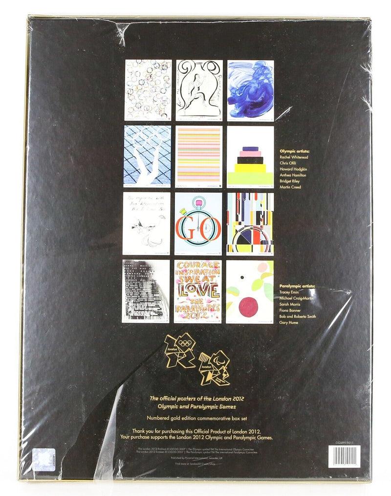 OFFICIAL POSTERS LONDON 2012 OLYMPIC PARALYMPIC GAMES SET inc EMIN RILEY HODGKIN