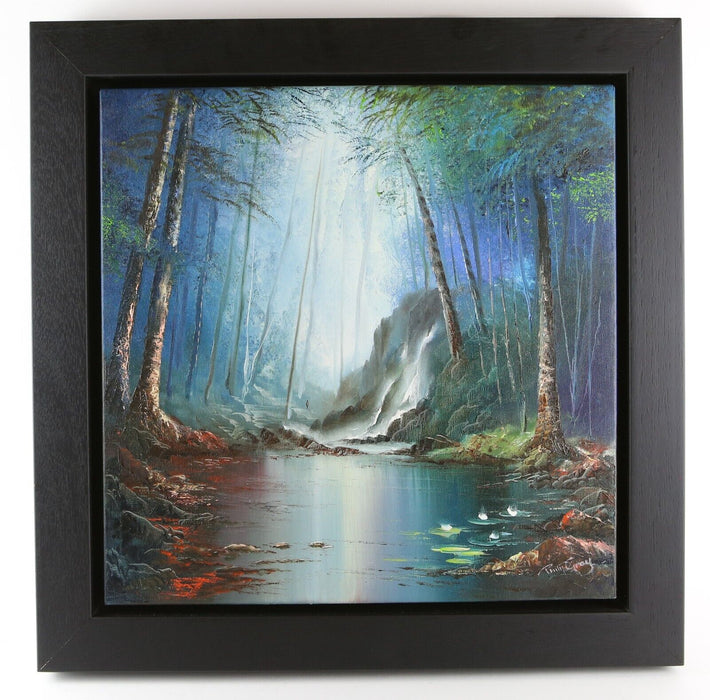 PHILIP GRAY, 'RAINFOREST SUNLIGHT IV', ORIGINAL OIL PAINTING, SIGNED