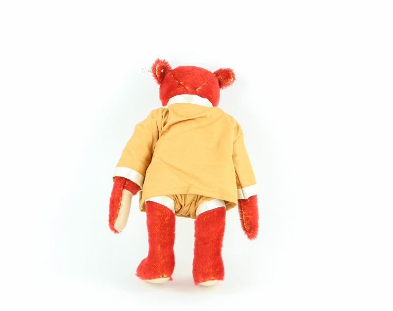 STEIFF 'ALFONZO 1908' LARGE LIMITED EDITION RED TEDDY BEAR 406195, BOXED & COA
