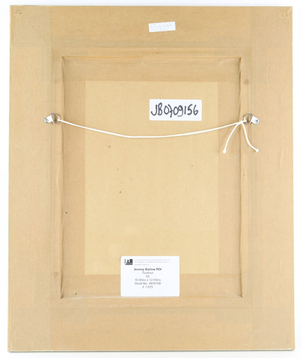 JEREMY BARLOW 'TOURTOUR' PROVENCE-ALPES-CÔTE D'AZUR FRANCE. OIL PAINTING, SIGNED