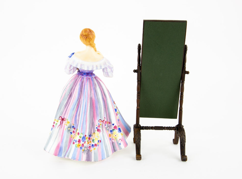 ROYAL DOULTON 'ADORNMENT' LIMITED EDITION GENTLE ARTS FIGURE & MIRROR HN3015 COA