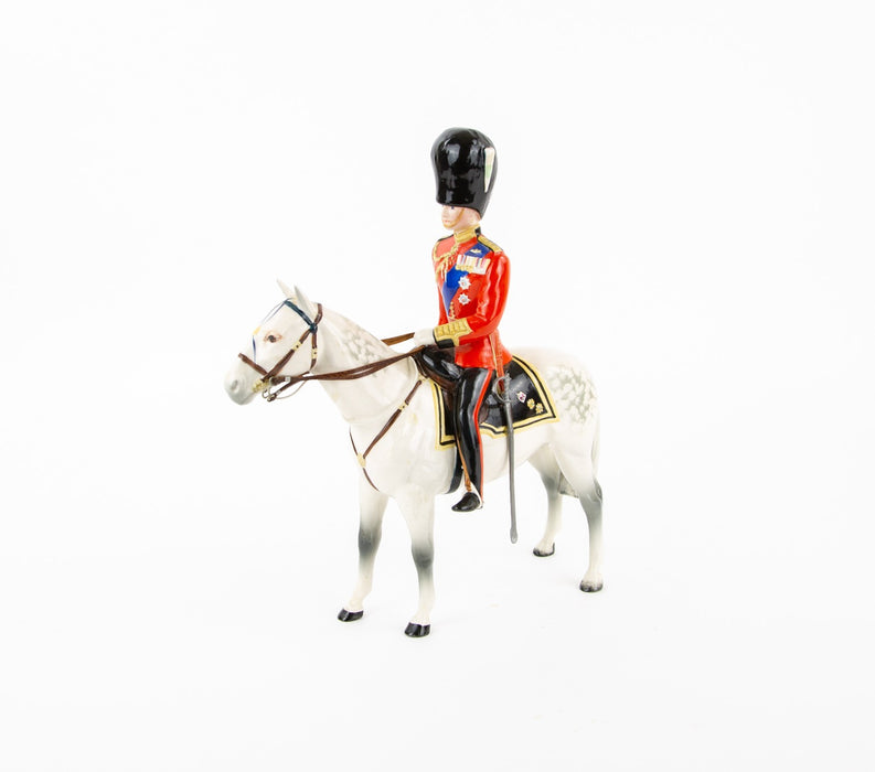 BESWICK, HRH DUKE OF EDINBURGH ON ALAMEIN, TROOPING THE COLOUR 1957 HORSE FIGURE