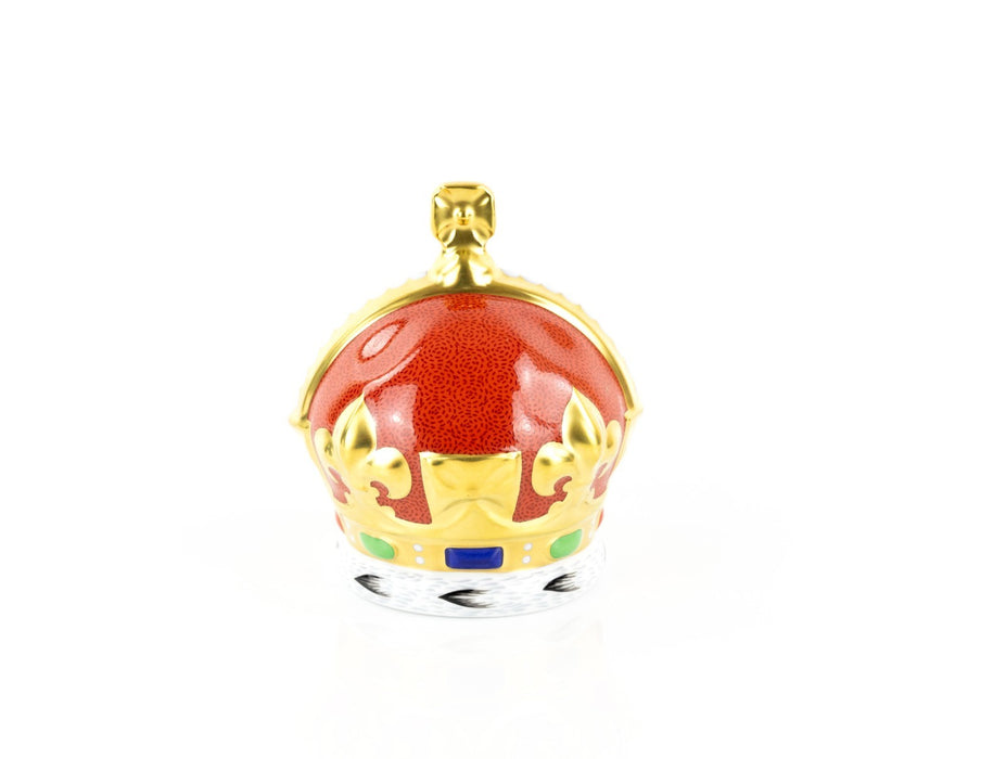ROYAL CROWN DERBY - PRINCE OF WALES GOLDEN JUBILEE LIMITED EDITION PAPERWEIGHT