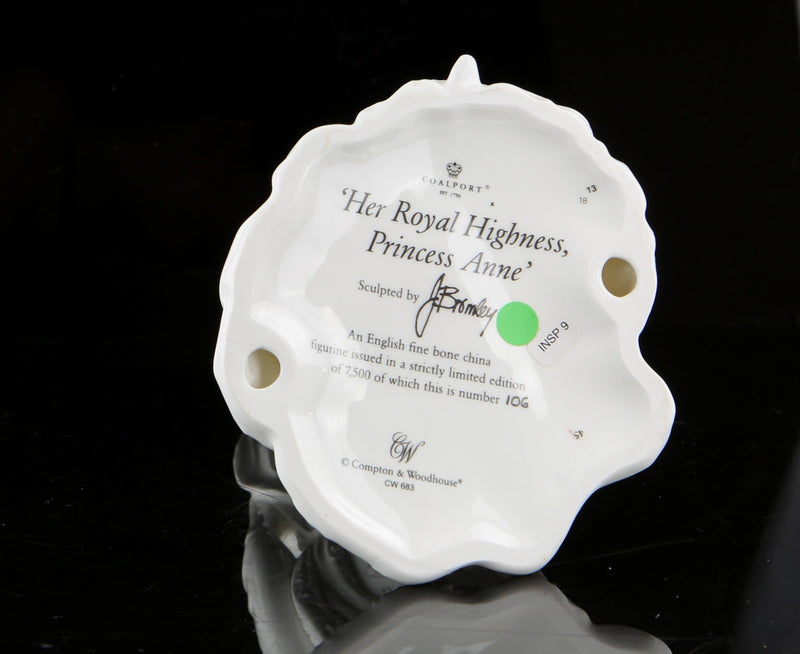 COALPORT 'HER ROYAL HIGHNESS PRINCESS ANNE' LIMITED EDITION FIGURE MODEL CW683