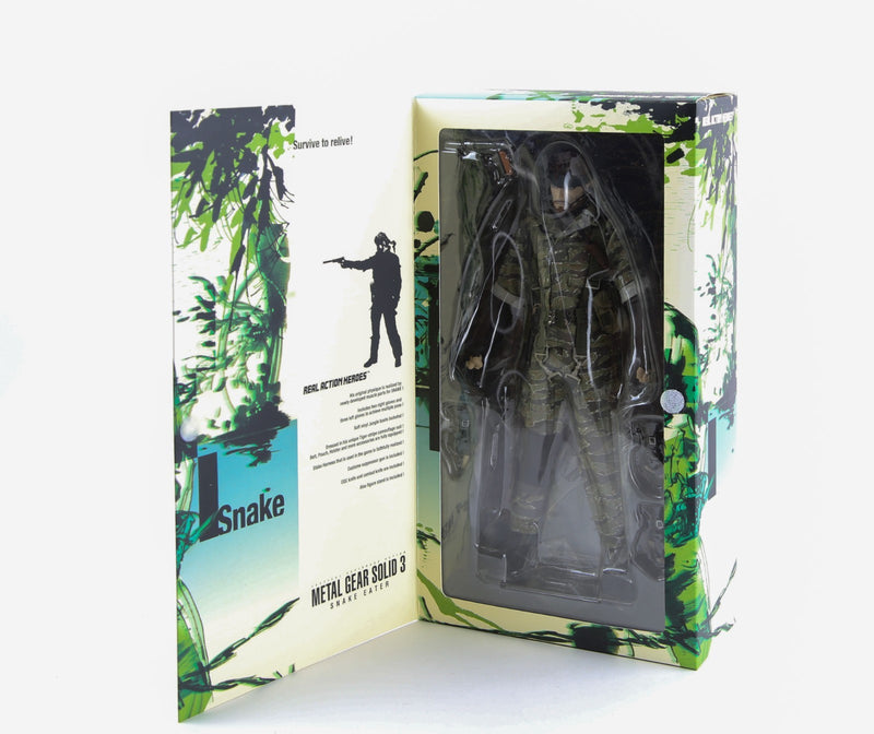 METAL GEAR SOLID 3 - MEDICOM TOYS 'SNAKE EATER' ACTION FIGURE, BOXED
