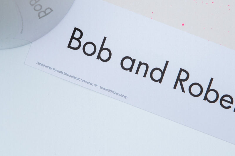 BOB & ROBERTA SMITH 'LOVE' LONDON 2012 OLYMPIC PARALYMPIC GAMES LARGE POSTER