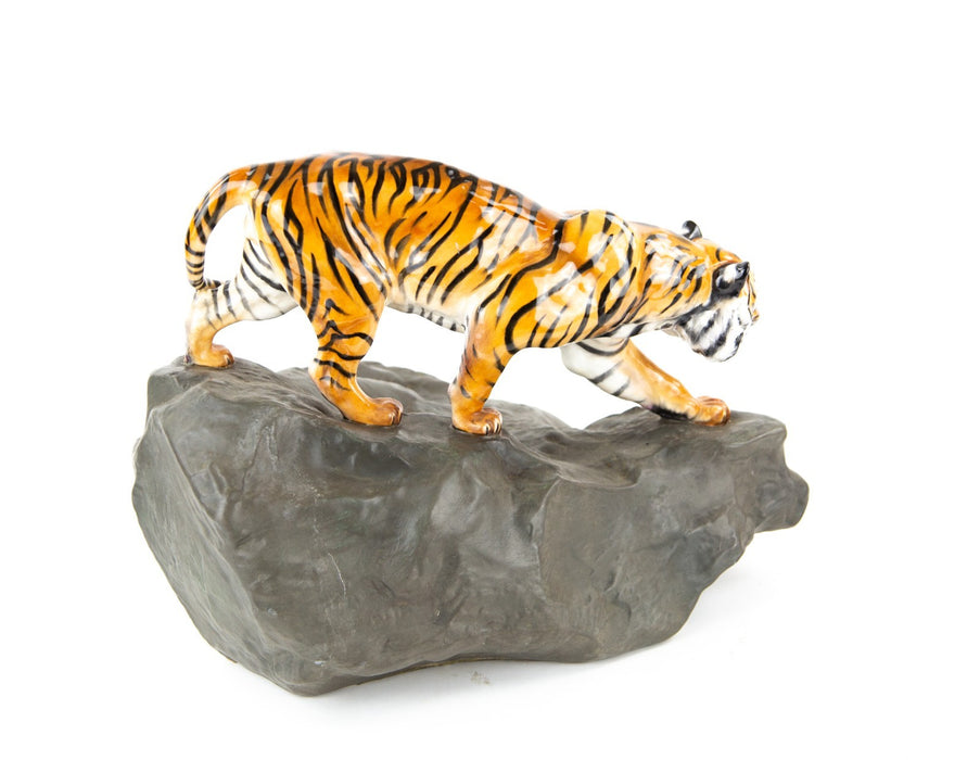 ROYAL DOULTON 'TIGER ON ROCK' LARGE PRESTIGE FIGURE MODEL HN2639