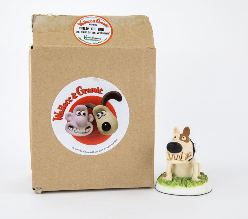 ROBERT HARROP 'PHILIP THE DOG' WALLACE & GROMIT FIGURE MODEL WGFG05, BOXED