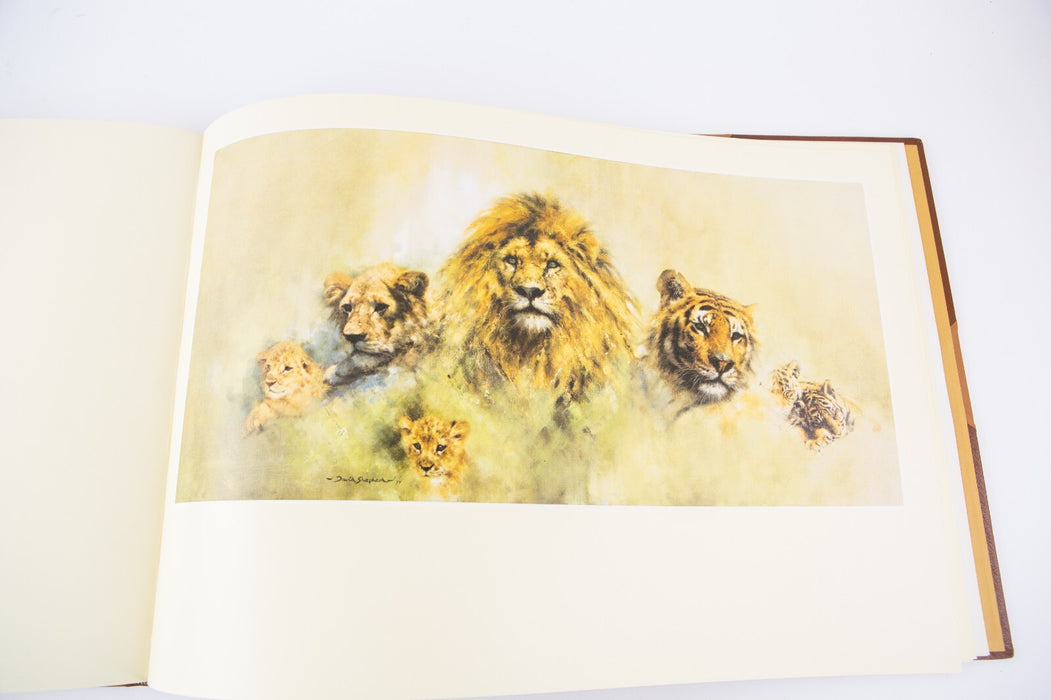 DAVID SHEPHERD, 'PAINTINGS OF AFRICA & INDIA', LIMITED EDITION ART FOLIO, SIGNED