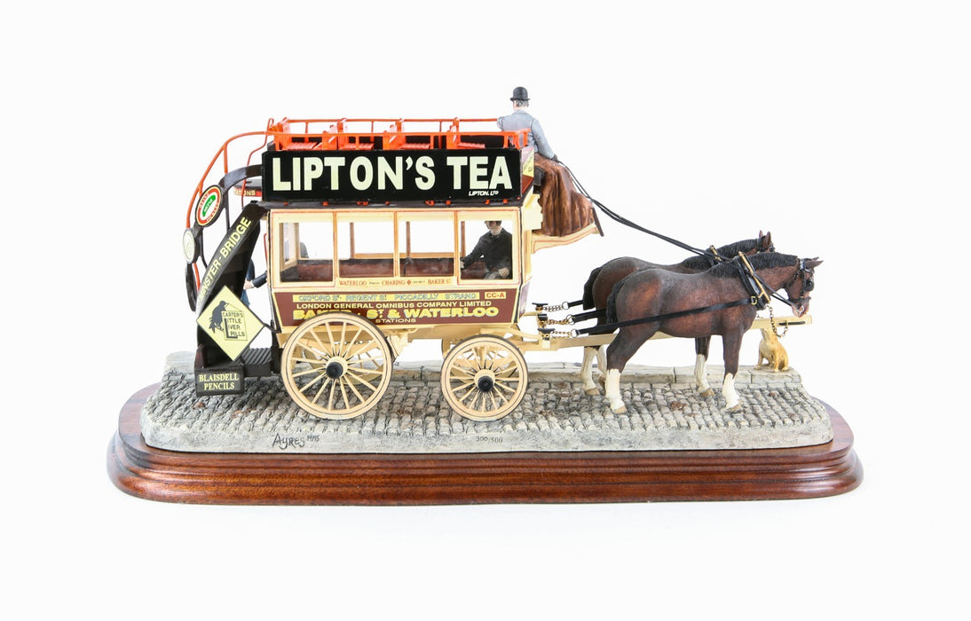 BORDER FINE ARTS 'LONDON OMNIBUS' LIMITED EDITION FIGURE B0736 300/500 & COA