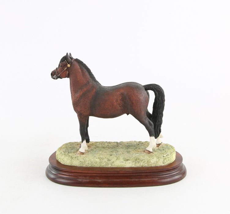 BORDER FINE ARTS 'WELSH MOUNTAIN PONY' SIGNED FIGURE MODEL B0534B 1103/1250 COA