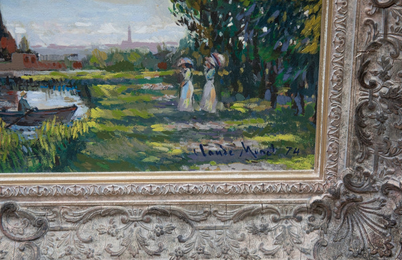 JOHN MYATT, 'SUMMER AFTERNOON, ARGENTEUIL', CLAUDE MONET LIMITED EDITION 51/150