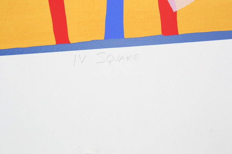 SANDRA BLOW, 'IV SQUARE', 2005 LIMITED EDITION SILKSCREEN PRINT 116/120, SIGNED