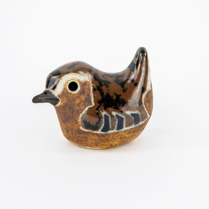 ROSEMARY WREN, OXSHOTT POTTERY - BIRD, 1987 STUDIO ART FIGURE MODEL SCULPTURE