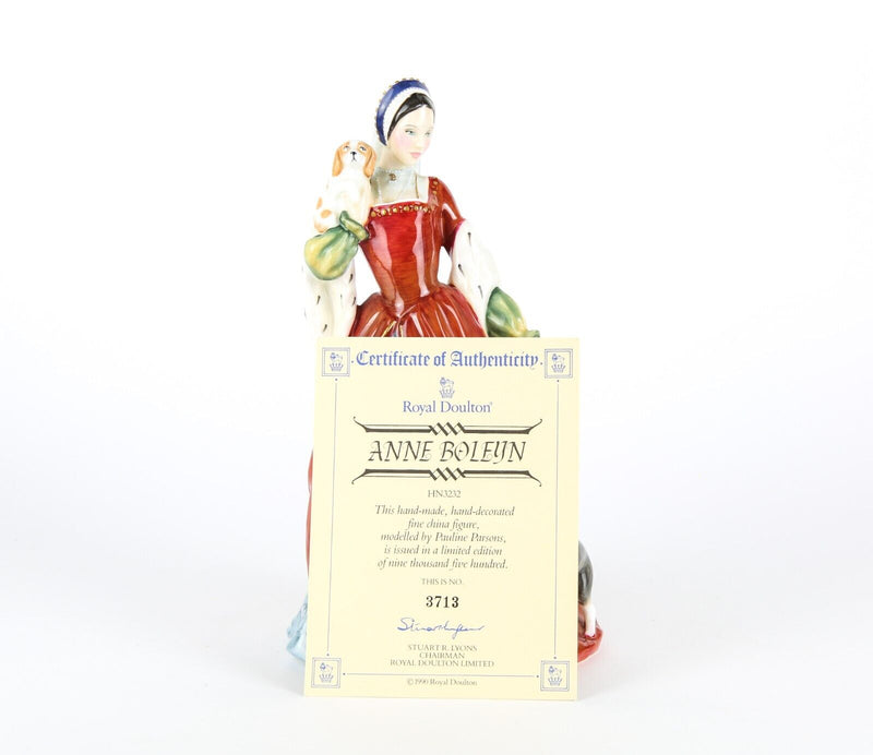 ROYAL DOULTON 'ANNE BOLEYN' LIMITED EDITION HENRY VIII WIFE FIGURE MODEL HN3232