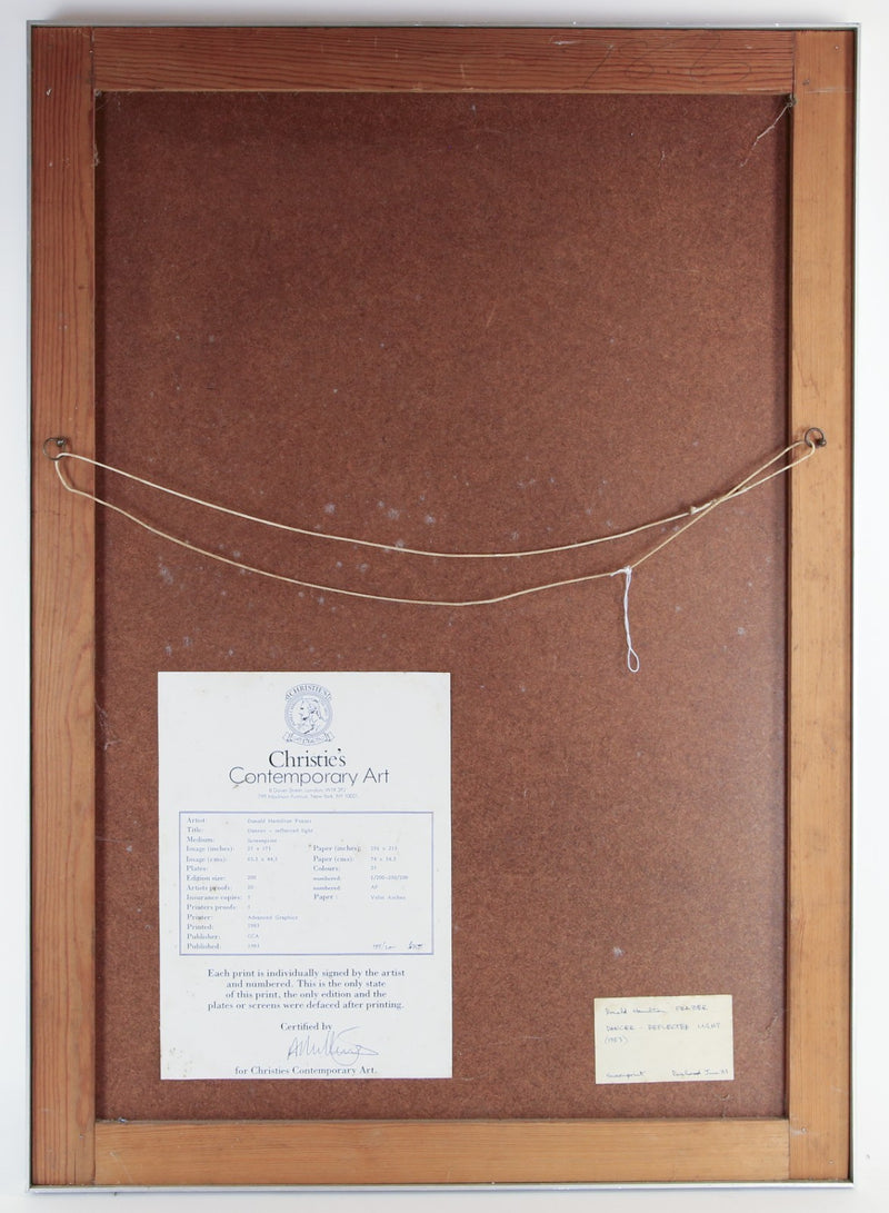 DONALD HAMILTON FRASER, 'DANCER - REFECTED LIGHT', LIMITED EDITION PRINT, SIGNED