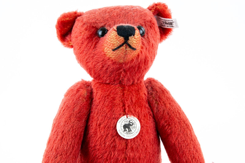 STEIFF 'TEDDYBÄR 1912/13 REPLICA' LIMITED EDITION RED GROWLER TEDDY BEAR 408793