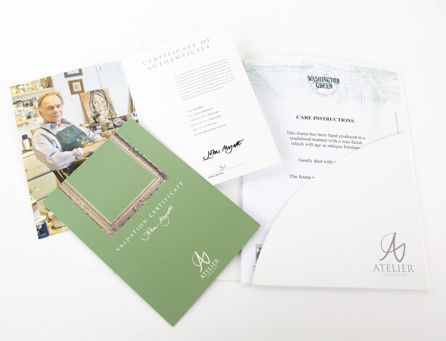 JOHN MYATT 'GIVERNY REFLECTIONS III' CLAUDE MONET LIMITED EDITION PRINT, SIGNED