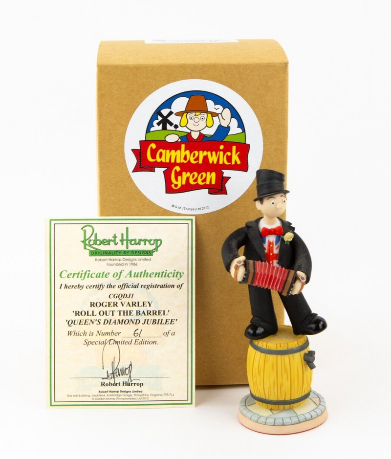ROBERT HARROP 'ROLL OUT THE BARREL' CAMBERWICK GREEN ROGER VARLEY FIGURE CGQDJ1