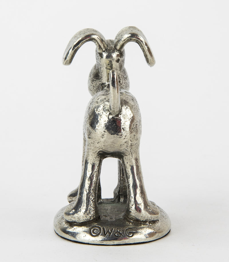 ROBERT HARROP 'PEWTER GROMIT' WALLACE & GROMIT FIGURE MODEL WGPE01, BOXED