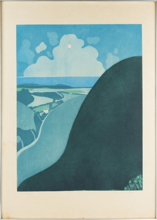 JOHN BRUNSDON, 'SLEEPING', LIMITED EDITION ETCHING AQUATINT PRINT 3/100, SIGNED