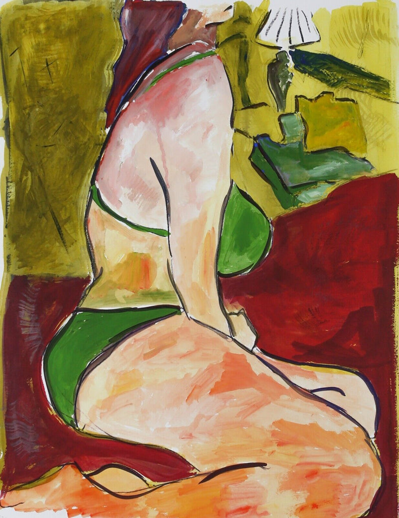 BOB DYLAN, 'WOMAN ON A BED' LIMITED EDITION DRAWN BLANK SERIES PRINT 2008 SIGNED