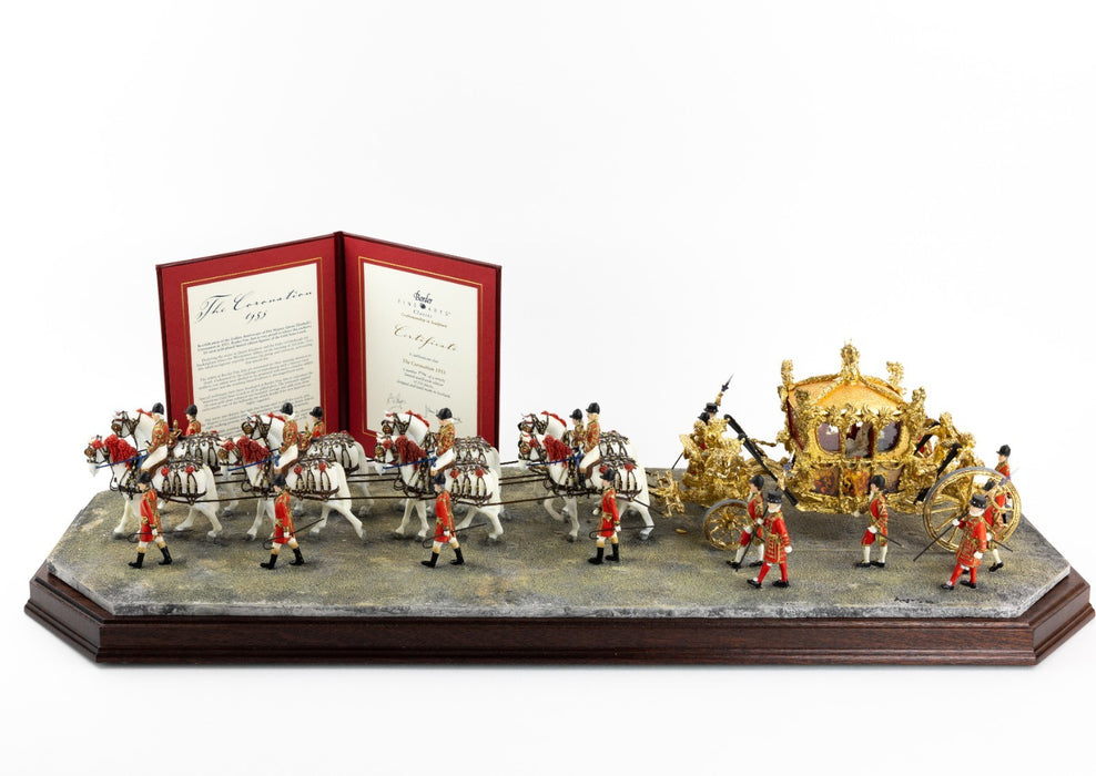 BORDER FINE ARTS 'CORONATION 1953' QUEEN LIMITED EDITION FIGURE B0810 194/350