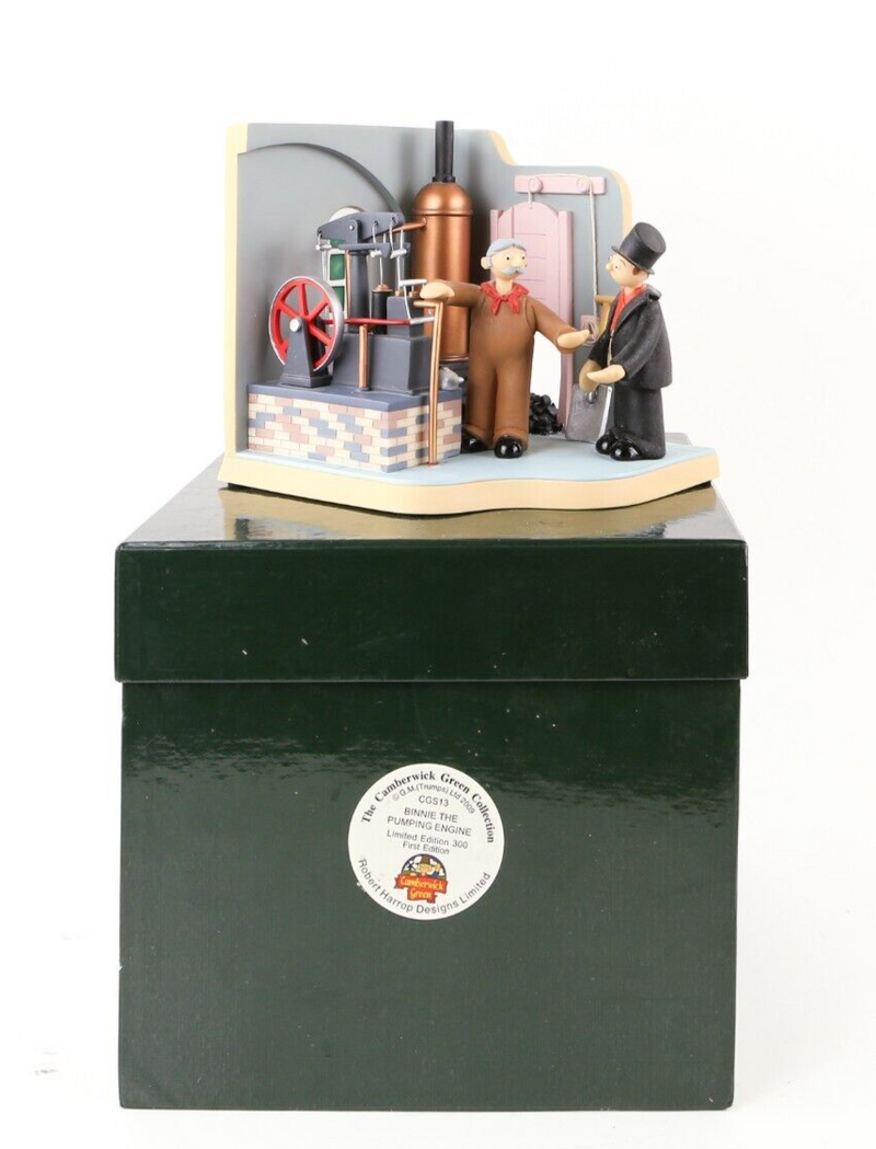 ROBERT HARROP 'BINNIE THE PUMPING ENGINE' CAMBERWICK GREEN FIGURE CGS13, BOXED