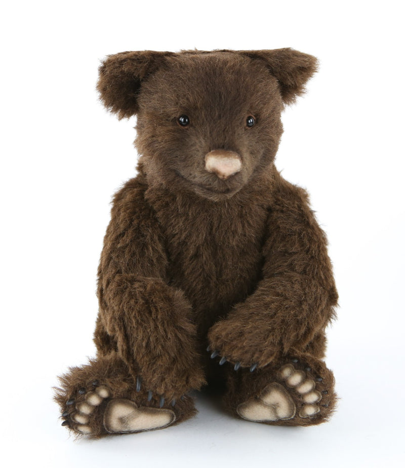 R JOHN WRIGHT - 'CAFÉ ESPRESSO' LIMITED EDITION TEDDY BEAR 12/125, BOXED & COA