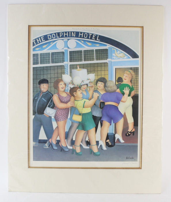 BERYL COOK 'HEN NIGHT' ALEXANDER GALLERY LIMITED EDITION PRINT 390/850, SIGNED