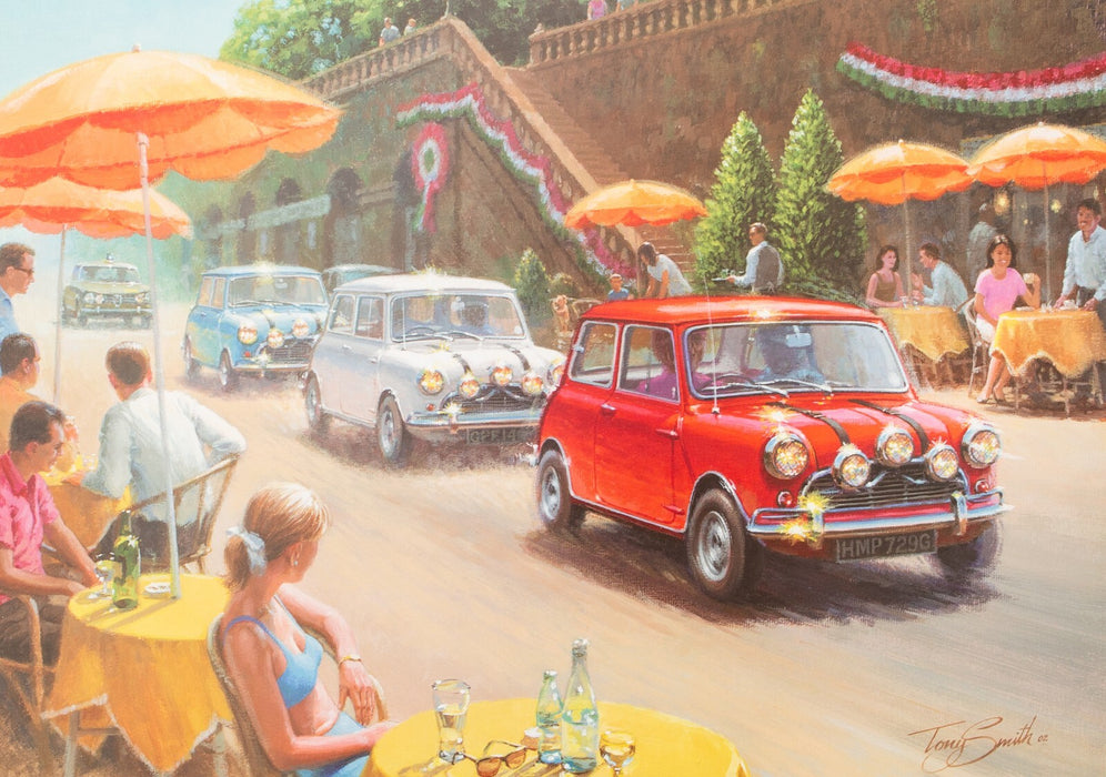 TONY SMITH, 'CAFÉ CARNIVAL', LIMITED EDITION ITALIAN JOB CLASSIC MINI PRINT 100/850