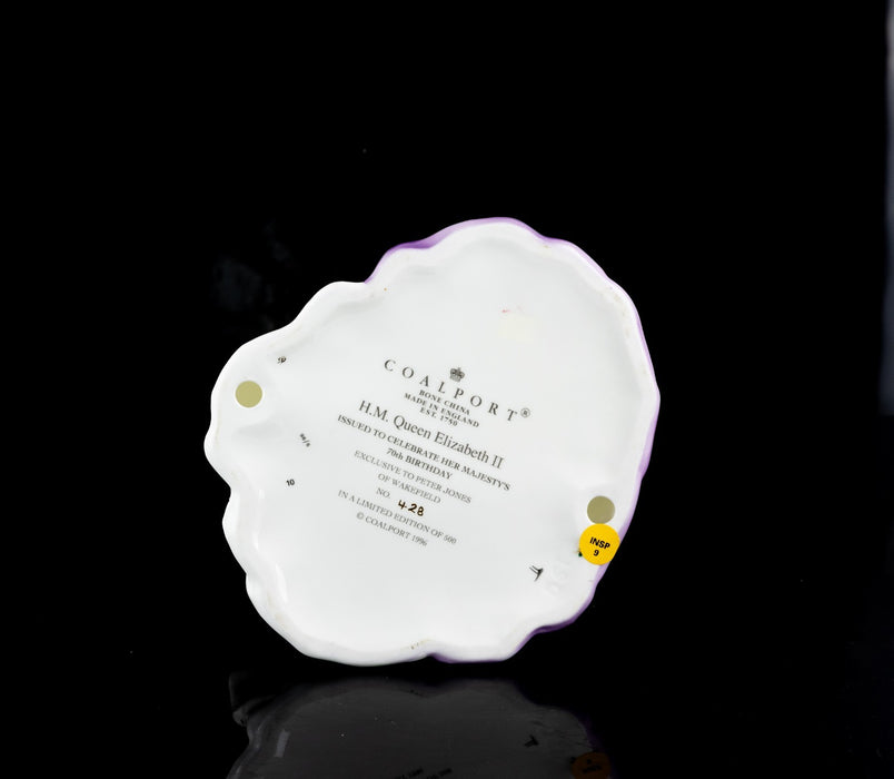 COALPORT - HM QUEEN ELIZABETH II 70TH BIRTHDAY LIMITED EDITION FIGURE MODEL COA