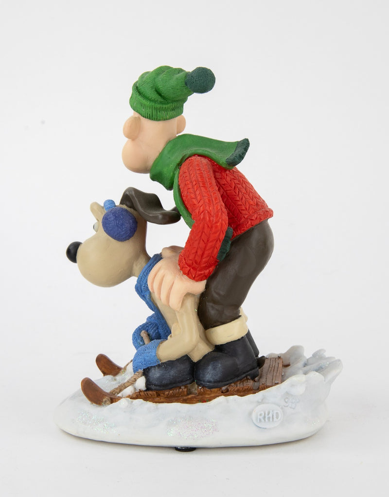 ROBERT HARROP 'A GRAND SLEIGH OUT!' WALLACE & GROMIT FIGURE WGCS13, BOXED