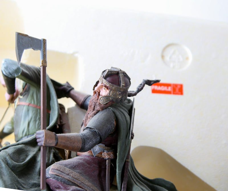 LORD OF THE RINGS - SIDESHOW 'LEGOLAS & GIMLI ON AROD' FIGURE 9345 1263/5000