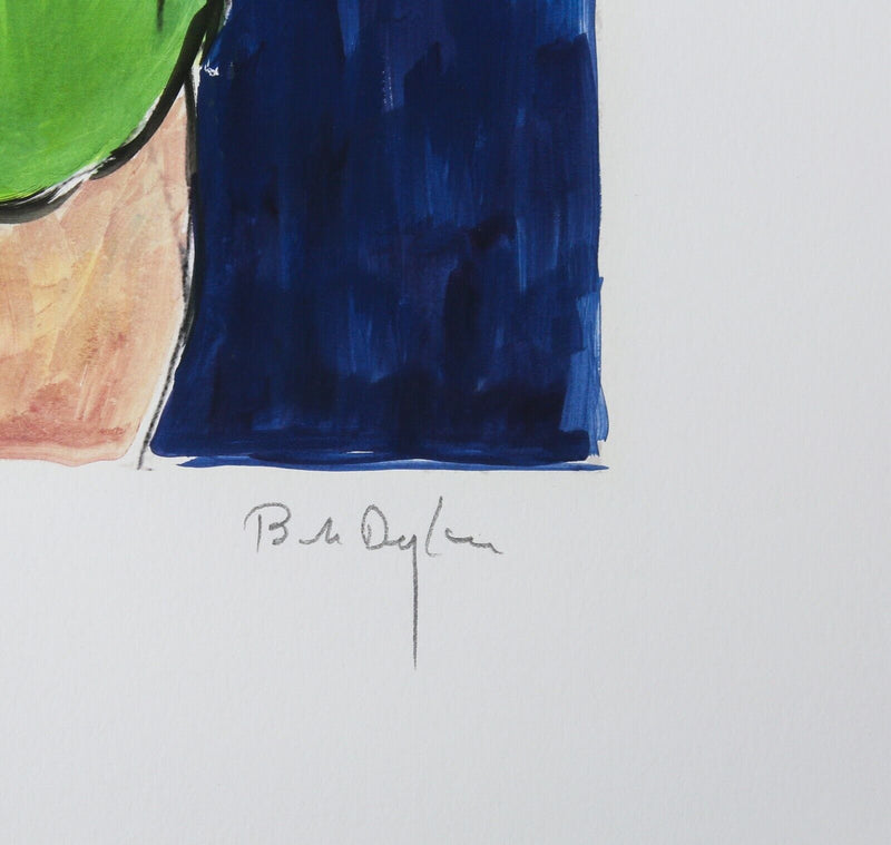 BOB DYLAN, 'WOMAN IN RED LION PUB' LIMITED EDITION DRAWN BLANK SERIES PRINT 2008