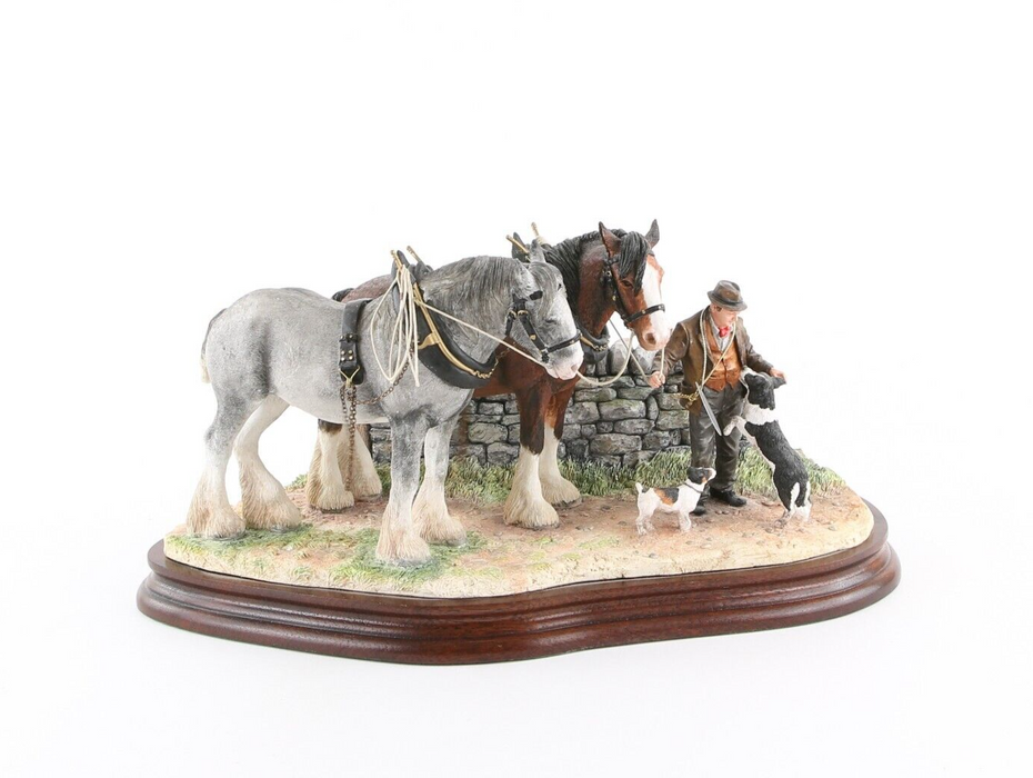 BORDER FINE ARTS 'HOMEWARD BOUND' FIGURE MODEL TABLEAU B0129 96/650 & COA