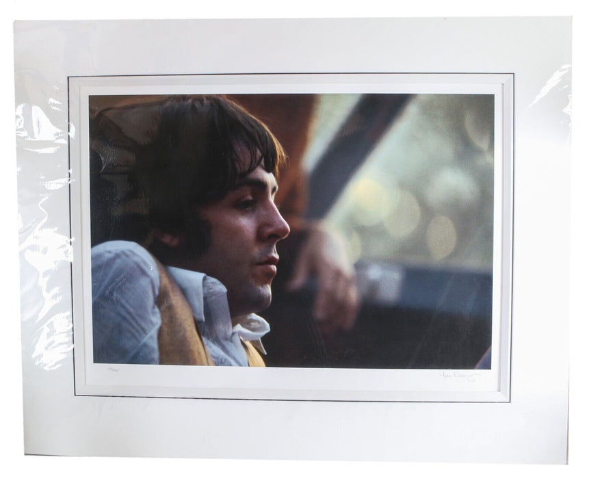TOM MURRAY, 'PAUL McCARTNEY', LIMITED EDITION THE BEATLES PRINT 26/195, SIGNED