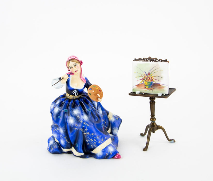 ROYAL DOULTON 'PAINTING' GENTLE ARTS LIMITED EDITION FIGURE MODEL HN3012 BOXED