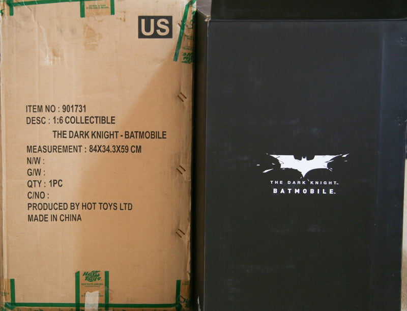 BATMAN, THE DARK KNIGHT - HOT TOYS BATMOBILE 1:6 SCALE MODEL 901731 MMS69, BOXED