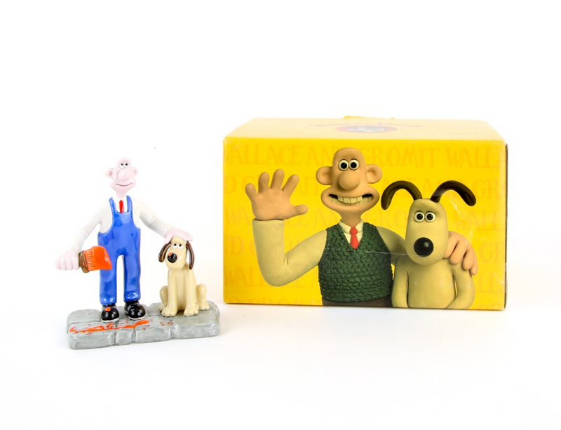 COALPORT CHARACTERS 'READY FOR TAKEOFF' WALLACE & GROMIT FIGURE MODEL, BOXED